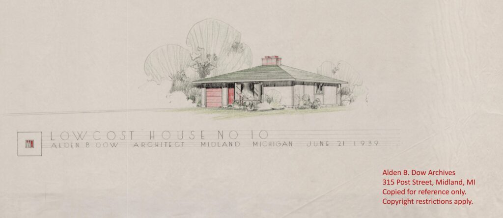 Alden B Dow affordable home